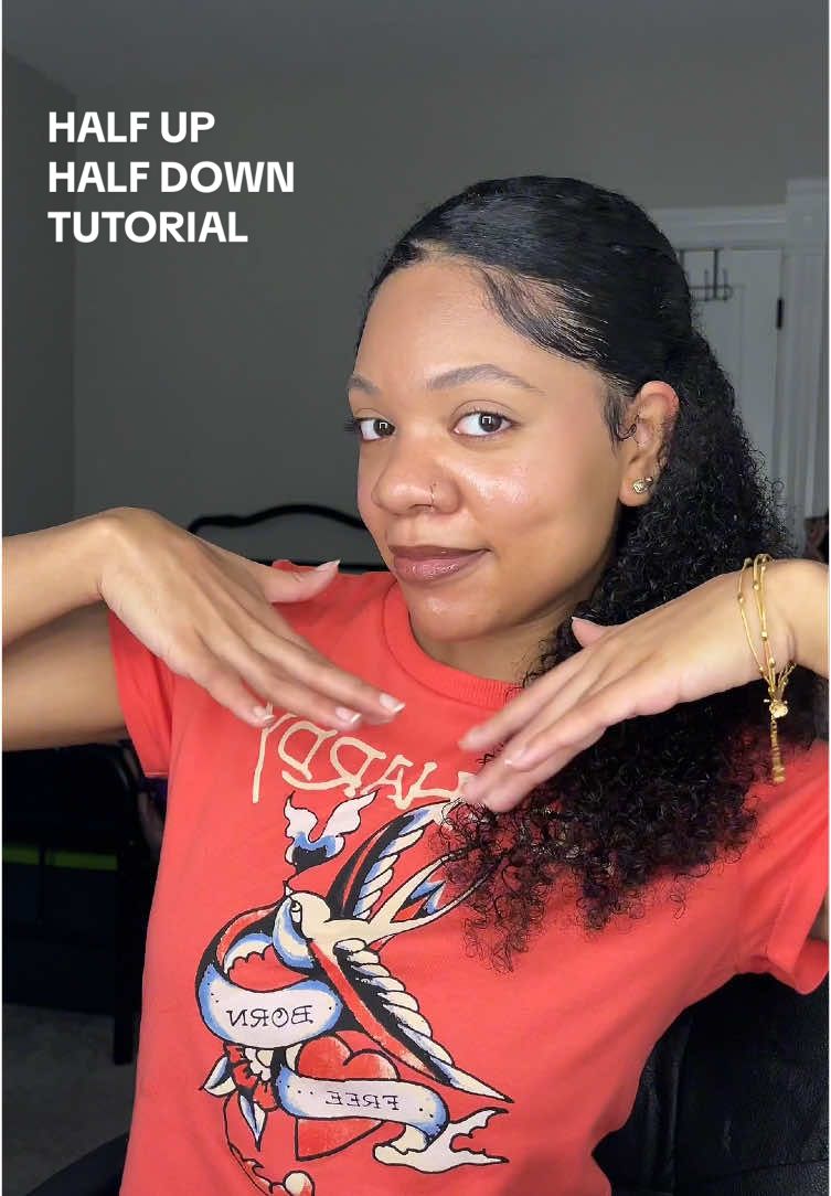 thanksgiving hair inspo 🦃🧡 half up half down hairstyles  #halfuphalfdown #halfuphalfdownhairstyle #curlyhair #naturalhair #curlyhairstyles #hairstyle #hairtok #curltok #curlygirl #curlyhairtutorial #blackgirltiktok #cahjalayy  @Softeeproducts @Rizos Curls  half up half down  half up half down curly hair  half up half down natural hair 
