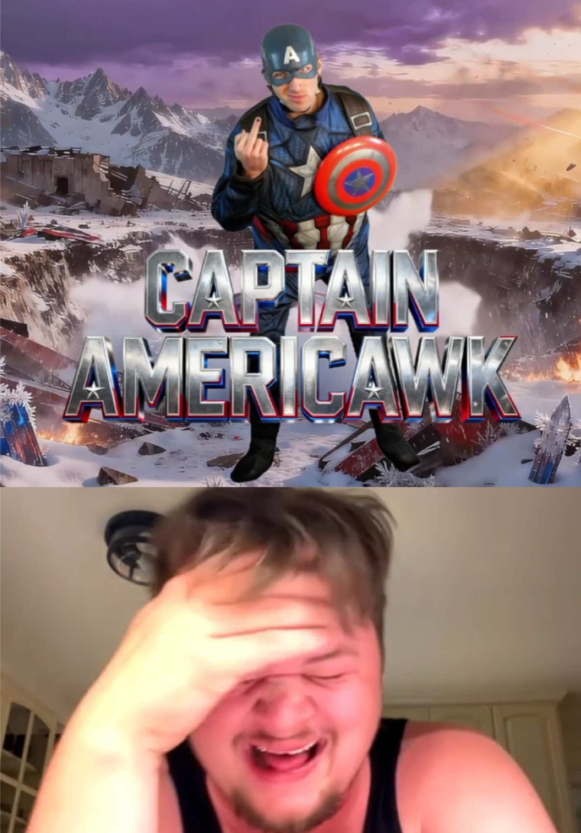The BEST MAGIC REACTION with CAPTAIN AMERICAWK 😱 #magic #funny #fyp #foryou #foryoupage 