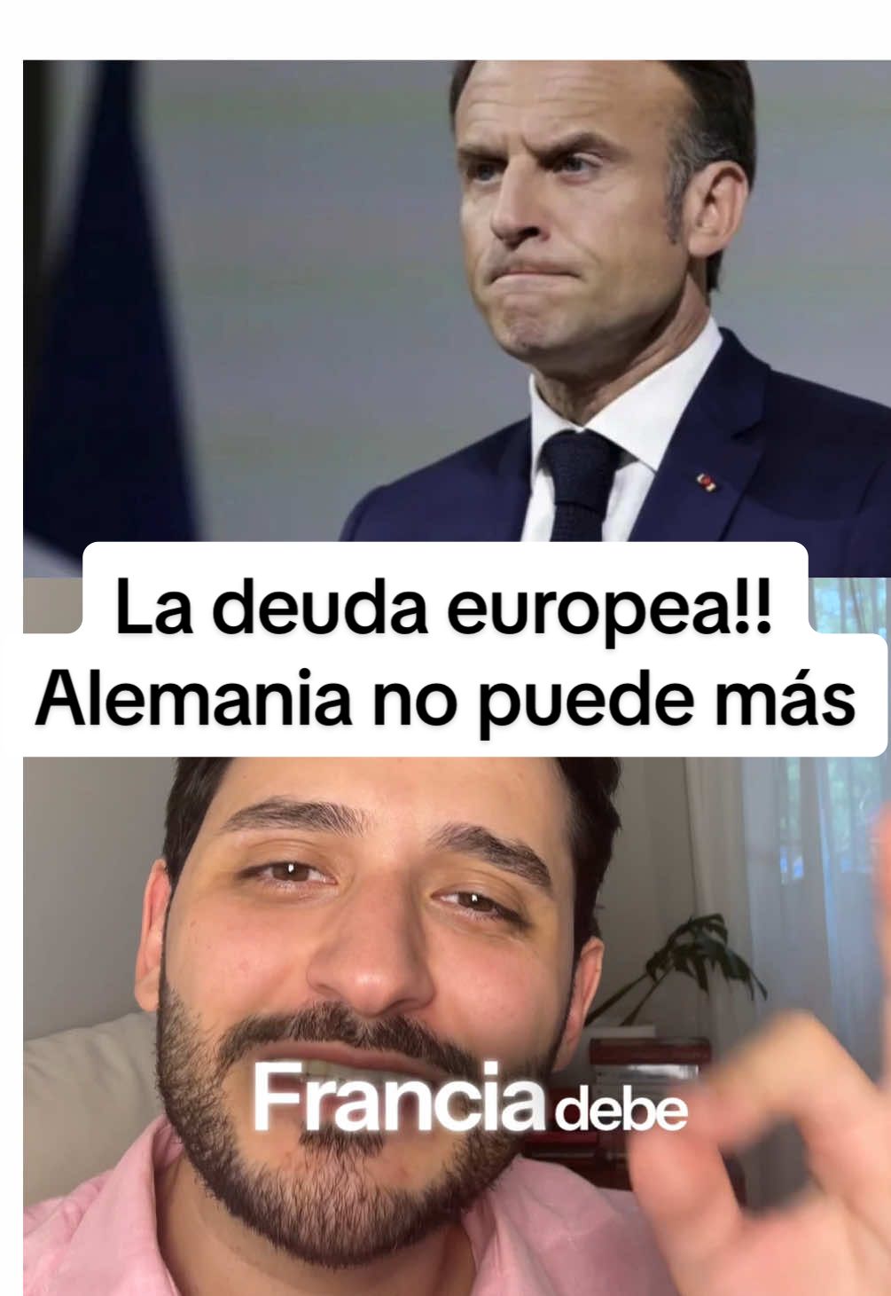 La Bomba de Tiempo Económica de Europa: Deuda, Crisis y Colapso Inminente Hablamos sobre la crítica situación económica de Europa, destacando cómo Francia, Italia y Alemania están acumulando una deuda masiva sin un plan claro de rescate, y explicamos los riesgos potenciales para la economía del continente. #EconomíaEuropea #DeudaEuropea #CrisisFinanciera #Alemania #Francia  