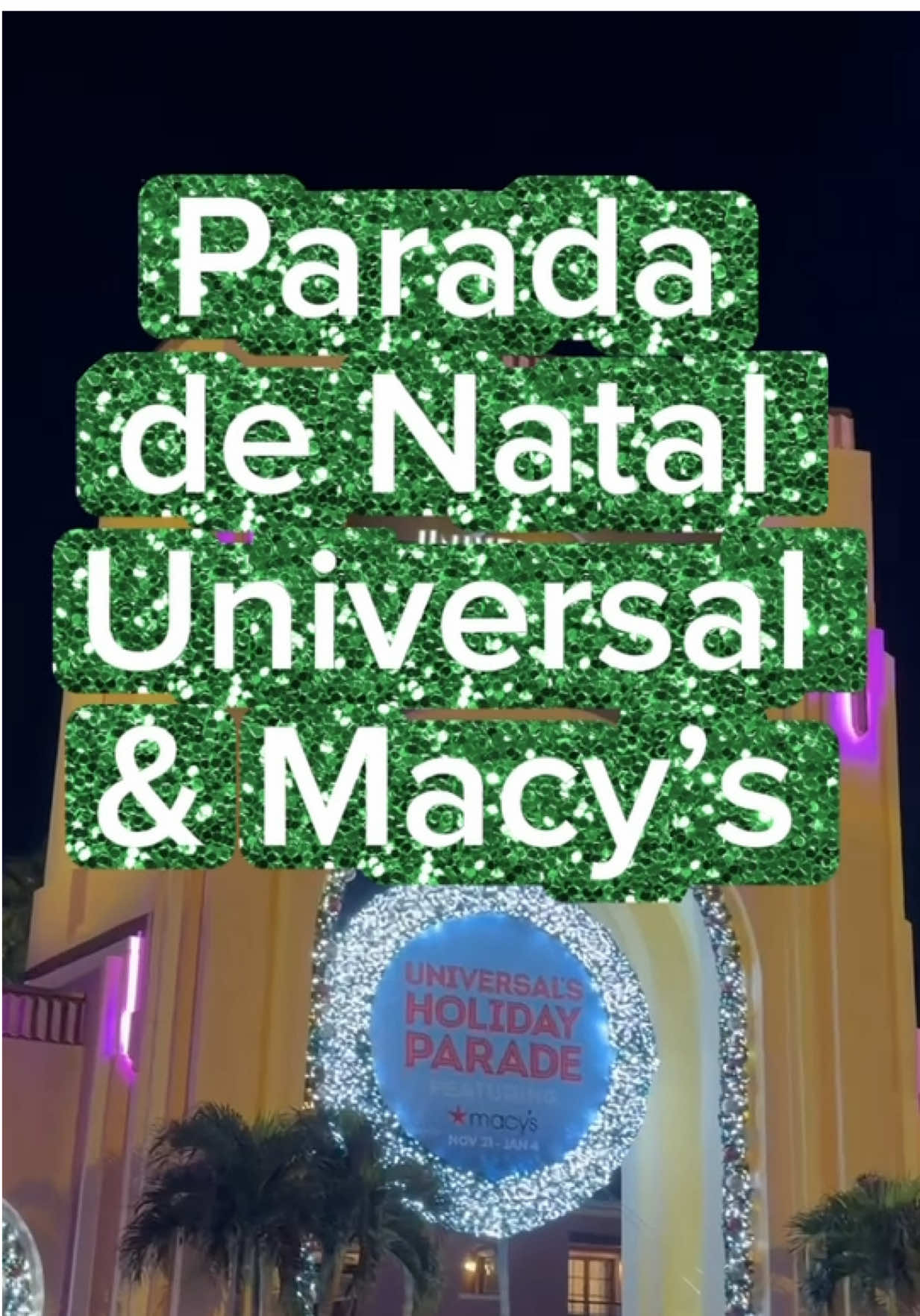 Desfile de Natal Universal & Macy’s! #universal #macys #orlando #florida #disney  @Marcelao Explica 