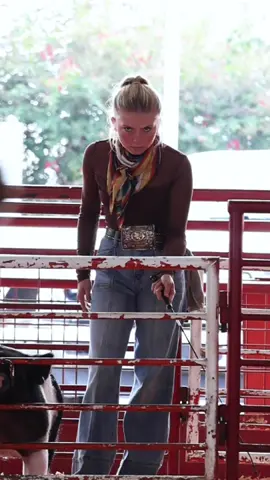 Locked in so hard it’s scary! BOO. 👻🐖 #showpigs #karis #stockshowlife 
