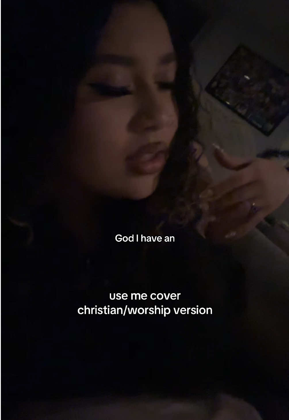 this just a lil snippet of an IDEA.. there’s so many different ways I was thinking of wording this ! 🤍 #singing #cover #worship #christian #christiansinger 