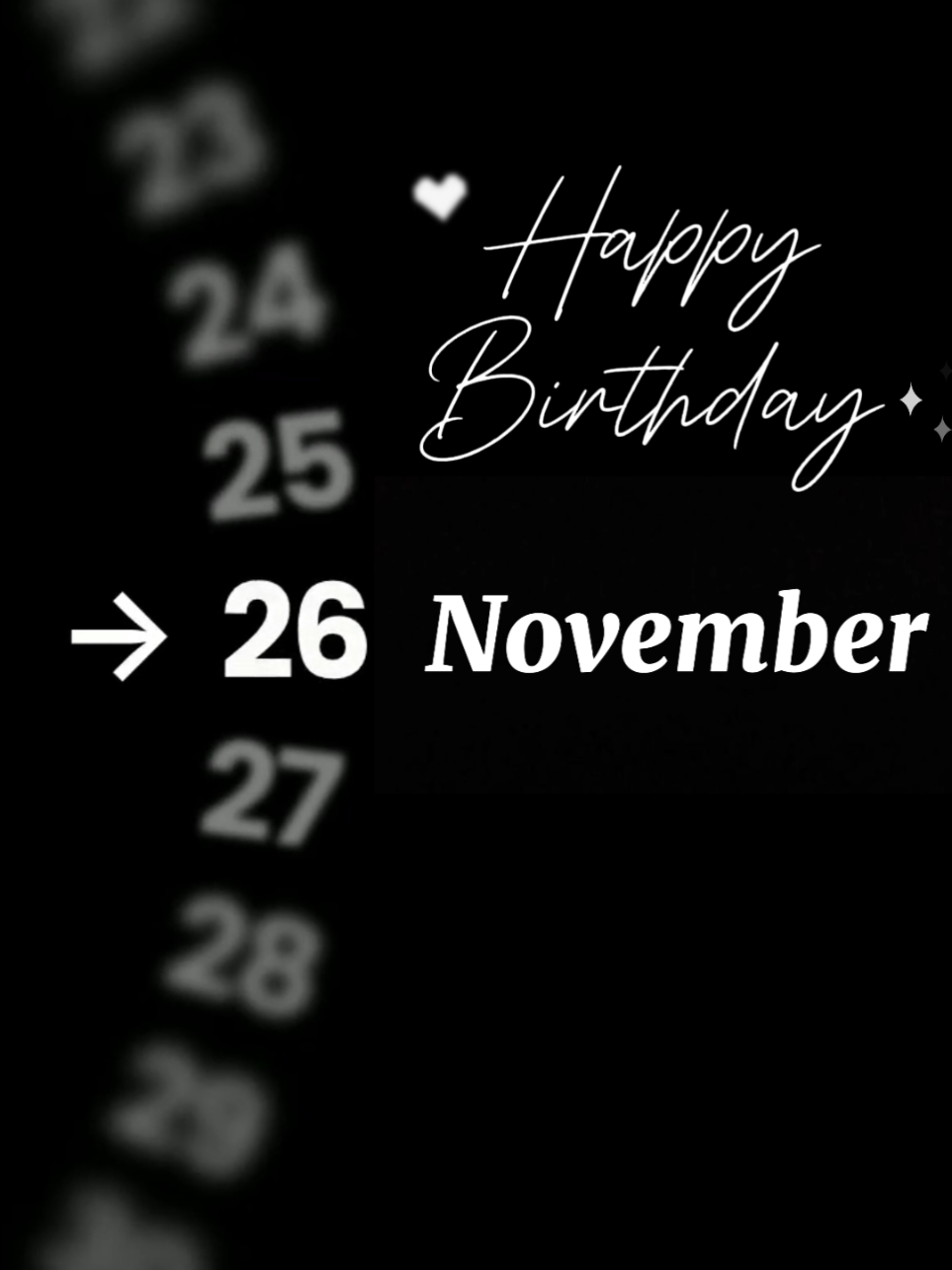 New Template 26 November Birthday Just click 