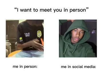 Trust me you don’t want to meet me in person 😫🤞🏻