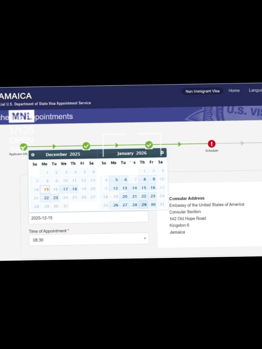 🚨 EYES ABROAD TRAVEL AGENCY UPDATE! 🚨 🇺🇸 EARLIEST U.S. EMBASSY DATES FOR DECEMBER ARE NOW OPEN! 🇺🇸 Ready to secure your B1/B2 or C1/D visa appointment before the holiday rush? December slots are limited and they’re filling FAST! ✨ Don’t wait! Don’t hesitate! This is your chance to lock in an early date and get your visa process started NOW, before appointments close out again. 📞 Call/WhatsApp: (876) 827-2618 📍 Location: Linstead, St. Catherine, Jamaica 🌐 Website: eyesabroadtravelagency.com 📧 Email: travelagencysc2023@gmail.com 📱 Instagram/TikTok: @eyesabroad_travelagency 🔥 Book with Eyes Abroad Travel Agency today  Let us secure your EARLIEST U.S. Embassy date! 🔥 #fyppppppppppppppppppppppp #fypjamaica #usvisa #eyesabroadtravelagency #fypviral 