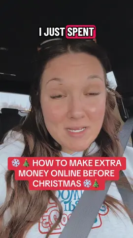Do you want to actually stop struggling for Christmas & not go into debt from it?! 😭🎄 I started a side hustle TWO years ago that allowed me to pay CASH every Christmas and make five figures from home as a SAHM!  #sidehustleformoms #christmascountdown #passiveincomeonline #howtomakemoneyonlineforbeginners #momhustle 