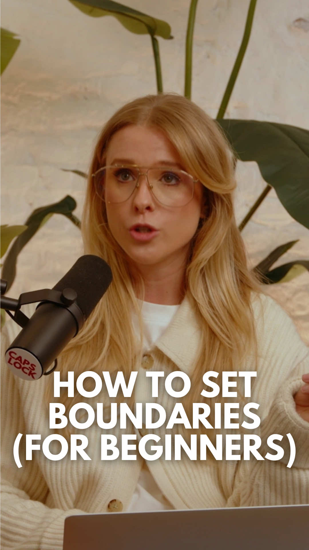 boundary-setting 101: the no pants rule. (jk.) ((kinda.)) full episode with @ashleyoerman is live at the link in bio 🎙️ #boundaries #boundarysetting #healthyboundaries