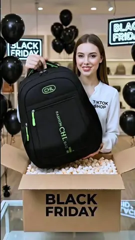 Mochila grande, reforcada e impermeável #mochila #tiktokshopblackfridaybr #bolsas #malas #escola 