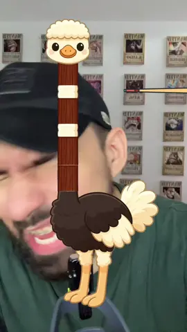 Hay que armarle el cuello al Pavo  #filter #game #gastaroteacher #ostrich 