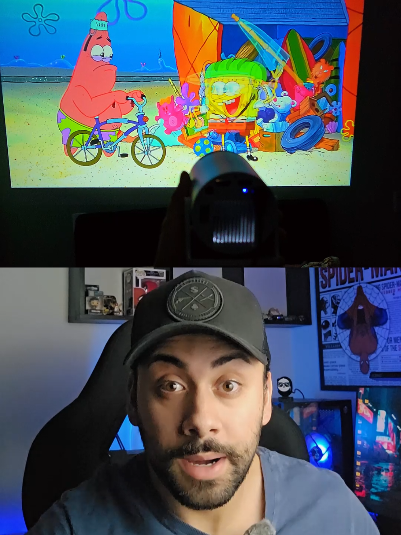 Comprei o projetor barato hy300 e me surpreendeu...🎞