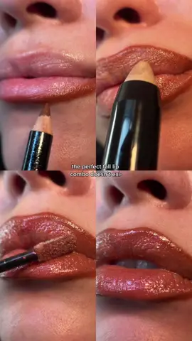 If you thought fall lip perfection wasn’t real… this combo says different. Natural Moisturizing Lip Liner in BROWN Rave Lip Crayon in CABO Lip Service Lip Glaze in BOW DOWN