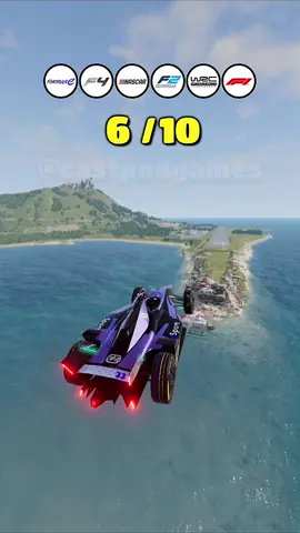 Qual carro de corrida salta 10 helicópteros? #beamngdrive #carros #gaming #game #f1 