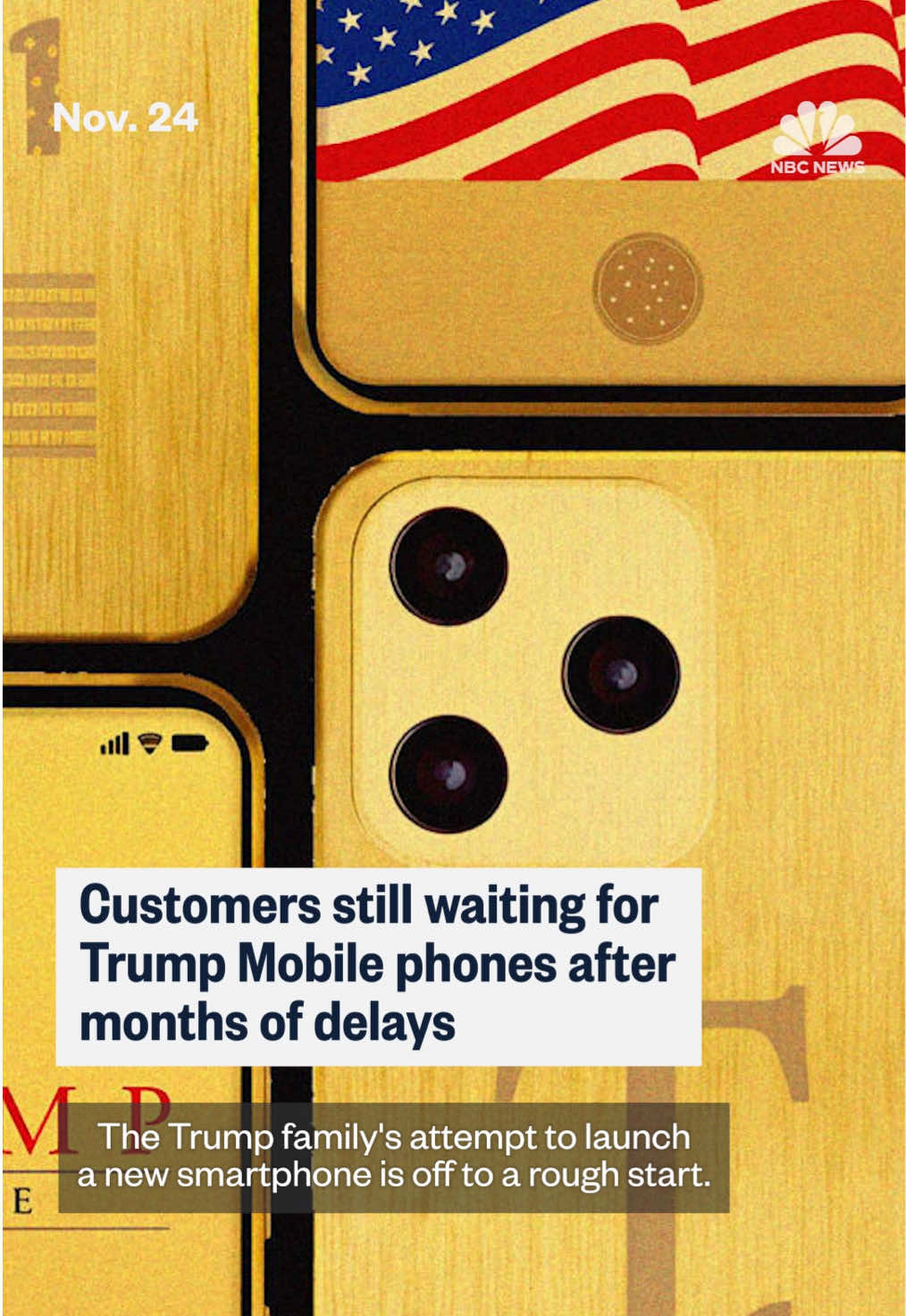 President #Trump's two older sons held an event earlier this year announcing a new made-in-the-USA phone called Trump Mobile. The devices were supposed to be released back in August, but customers are still waiting.