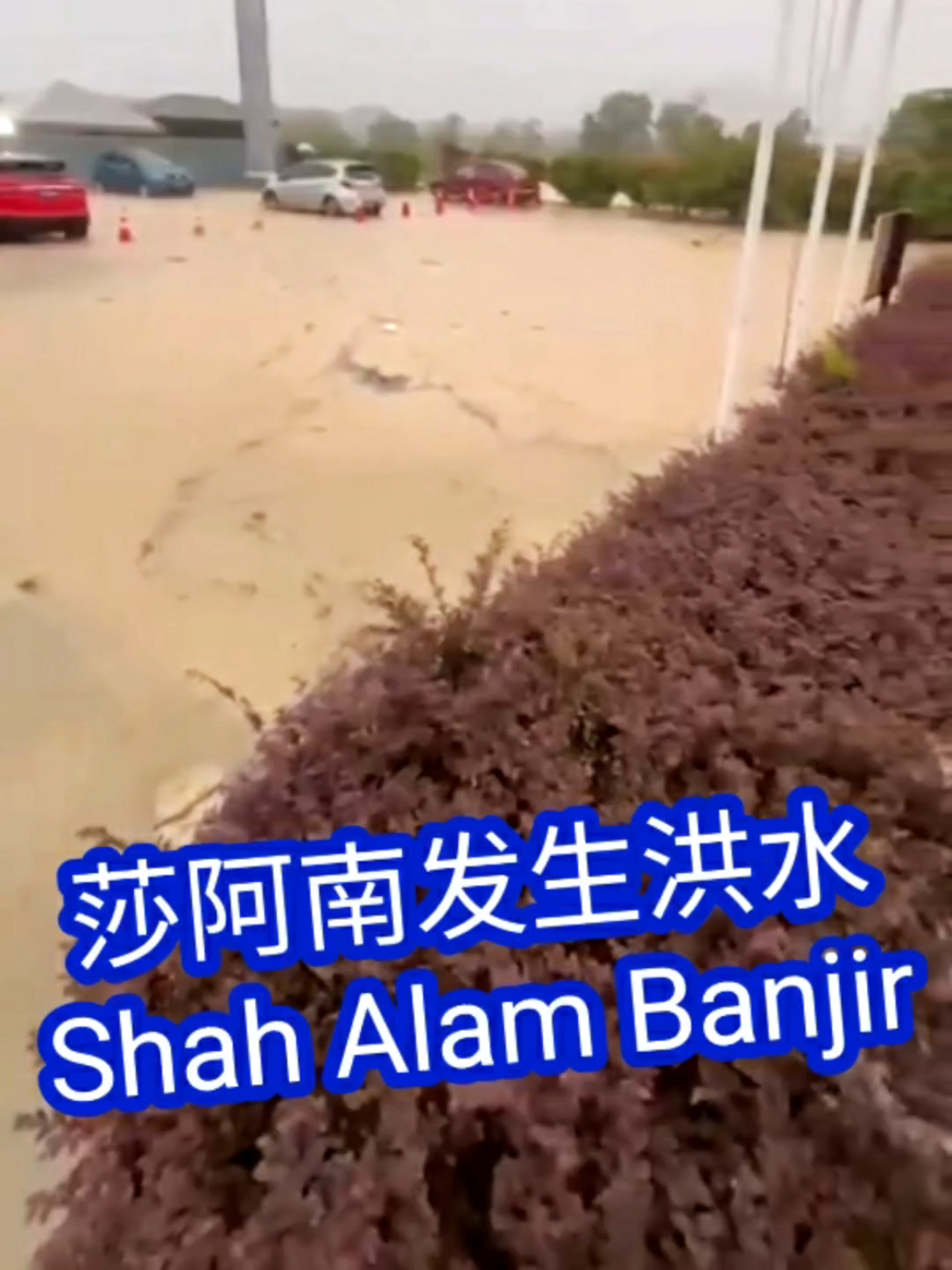 Shah Alam Banjir 💦 #shahalam #flood #banjir #洪水 