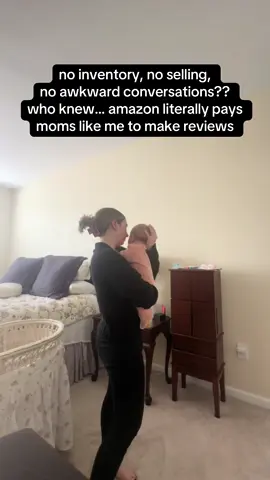 fast forward to today—i make between $1-3K/month reviewing products while my daughter naps… and my porch looks like christmas morning from all the free packages that show up 😅 but it wasn’t always like this. i was 6 weeks postpartum. exhausted. pumping around the clock. broke. i remember checking the mailbox and seeing another medical bill I couldn’t pay… my stomach just sank. i didn’t want to be an “influencer.” i just wanted to stay home with my baby without feeling guilty for not bringing in money. so i tried everything: dropshipping, mlms, selling clothes online. nothing worked. it just left me more overwhelmed. then i found the amazon review program. no selling. no inventory. no recruiting. just me, my phone, and a system that actually works—even for shy moms who don’t want to post their face. now i teach other moms how to do the same thing… step by step. because you don’t need another hustle. you need something simple, legit, and made for real moms. ➡️ if you want me to show you exactly how to start, comment INFO below for my help! it’s also on my page 🫶 #stayathomemomlife #amazonreviews #momsidehustle #workfromhomeideas #postpartumjourney 