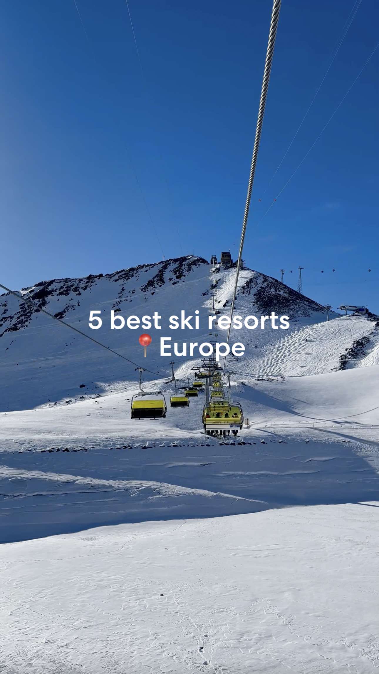 Planning your next ski trip? 🏔️ Here are the 5 best ski resorts in Europe, where world-class runs meet breathtaking views. 📍Kitzbühel 📍Chamonix 📍St. Moritz 📍Cortina d’Ampezzo 📍Davos Tag your ski buddy and start packing.