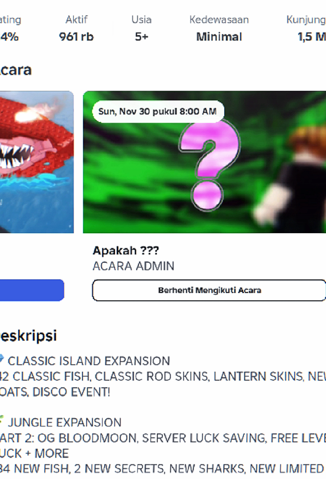 siap siap tsunami secret geyzz yang rodnya ijo ngga di ajak 😹 #roblox #fishit 