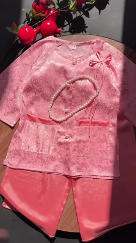 Bộ áo bà ba vải gấm đính hoa xinh cho bé gái#dobobegai #quanaobegai #aobabachobe #thoitrangtreem 