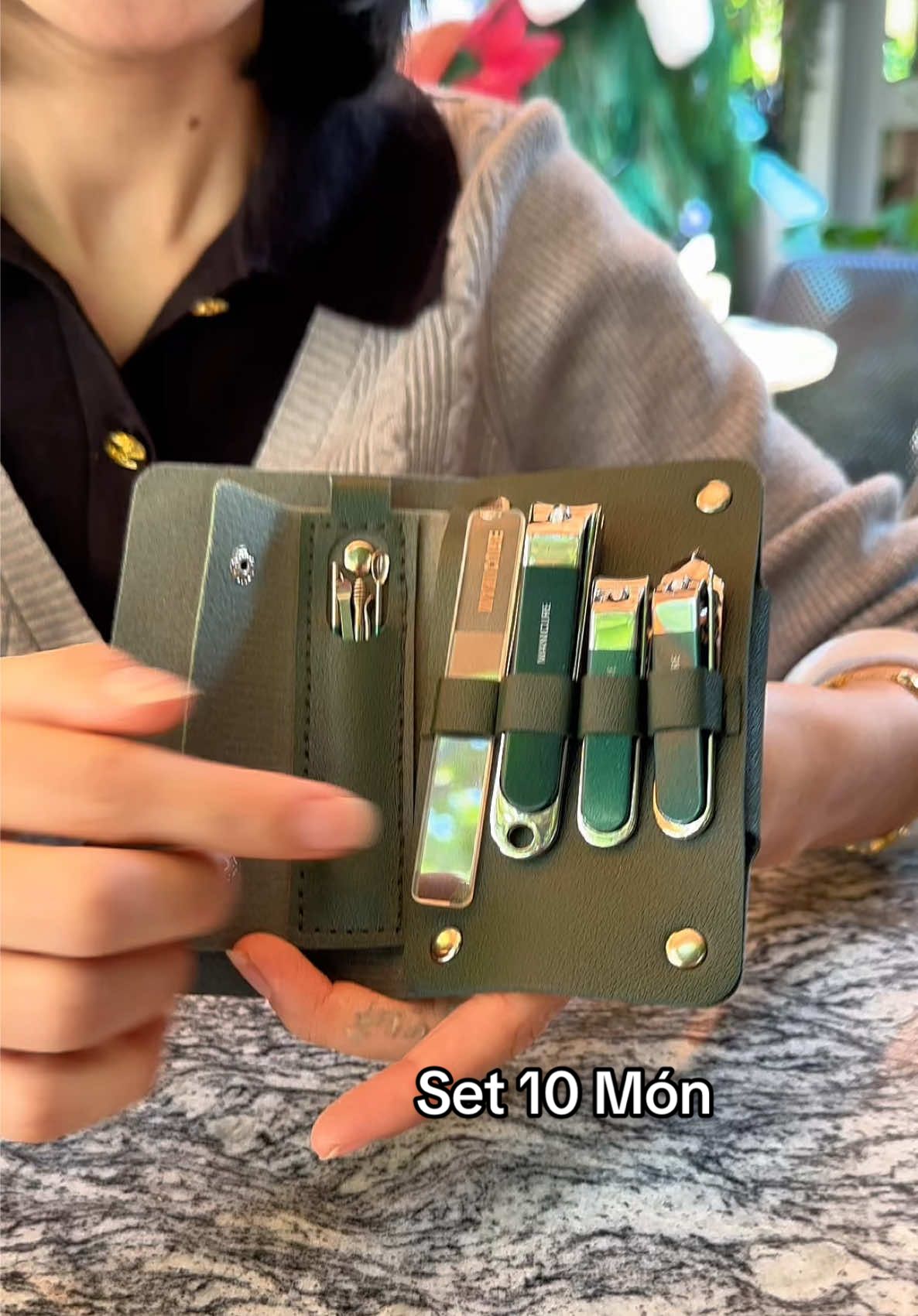 Bộ 10 món dụng cụ cắt móng tay, ngoáy tai #xuhuong #bodungcu #bammongtay 