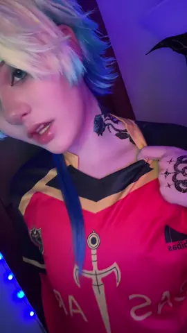 We see the tattoo bro 😒 #kaiser #michaelkaiser #michaelkaisercosplay #kaiserbluelockcosplay #kaisercosplay 