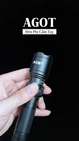 Đèn pin mini nhỏ gọn chiếu sáng tốt AGOT #denpin #denpinsieusang #denpincamtay 