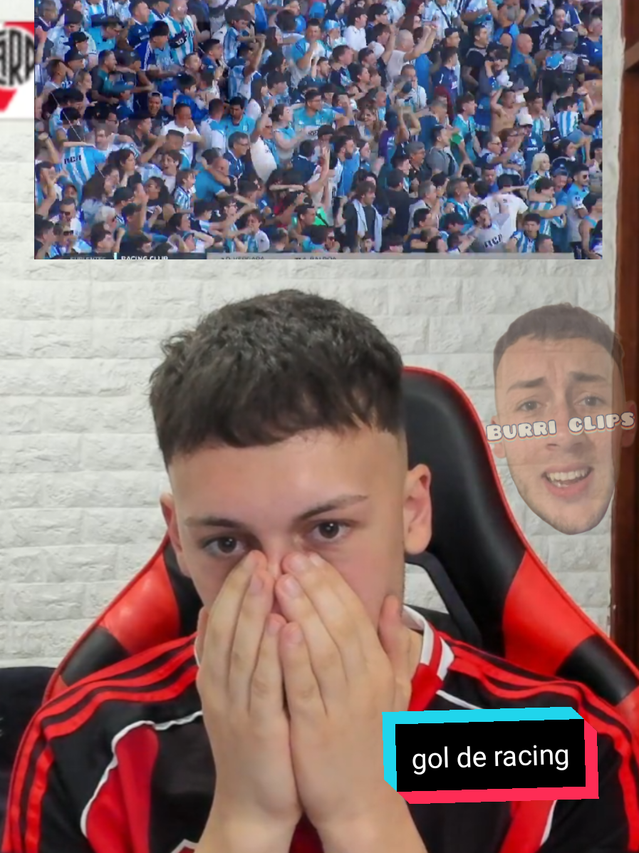 REACCIÓN RIVER RACING, GOL DE SOLARI!!!  #racingclub #riverplate #bocajuniors #merentiel #GALLARDO 