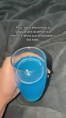 Esse suco azul tá me deixando calminha o dia todoooo #fypシ 