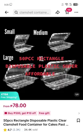 50pcs Rectangle disposable plastic super affordable  #tiktokaward2025 #affiliatemarketing #tatlongbilyon #trending #fyp 