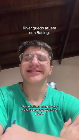 River quedó afuera con Racing. #humor #argentina 