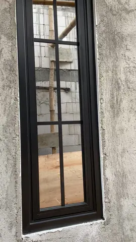 Jendela almunium hitam dop kaca one way #fyppppppppppppppppppppppp #fyp #reaalmunium #almunium #pati 