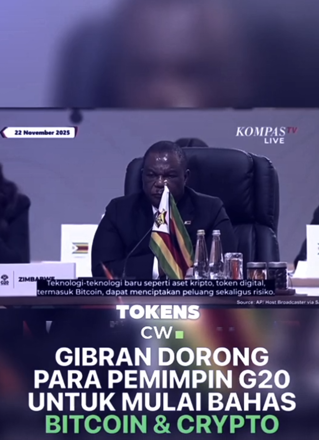 Gibran Dorong para pemimpin G20 untuk mulai membahas crypto dan Bitcoin 🥶☠️ kira udah telat belum yaa 🤔🤔 #bitcoin #cryptowave #cryptowave @Gabriel Rey | CEO @triv.co.id @CryptoWave 