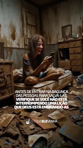 💡 Às vezes Deus usa você. Às vezes Deus usa o processo. Discernimento é saber a diferença. 📖 “O Senhor corrige a quem ama.” (Hb 12:6–11) 📖 “Se alguém for surpreendido em pecado, vocês… restaurem-no com mansidão.” (Gl 6:1) 📖 “Há tempo para todo propósito.” (Ec 3:1) 📖 “Quem se mete em questão alheia é como quem pega um cão pelas orelhas.” (Pv 26:17) 🔎 Checklist santo antes de agir: Já orei e tenho paz para intervir? (Cl 3:15) Vou falar em amor, não em ego? (Ef 4:15) Minha ajuda aponta para Jesus ou me coloca no centro? (Jo 3:30) Estou disposto a acompanhar depois do conselho? (Pv 27:6) 👉 Comente: “Quero ser instrumento, não interrupção.” Marque alguém com quem você caminha em aconselhamento. ✍️ #AtéQueEleVenha #Discernimento #CorreçãoEmAmor #GraçaEverdade #Hb12     