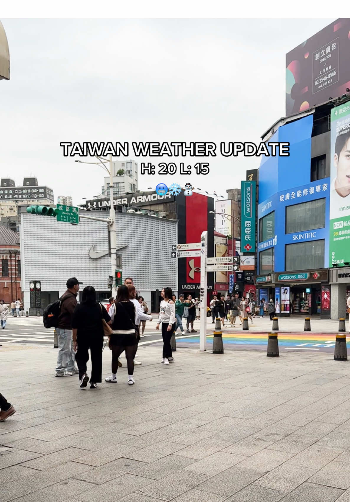 bukas na uli ang aircon mga sis! pakalamig 🥶 #taiwanweather #fyp #taiwan #winter 