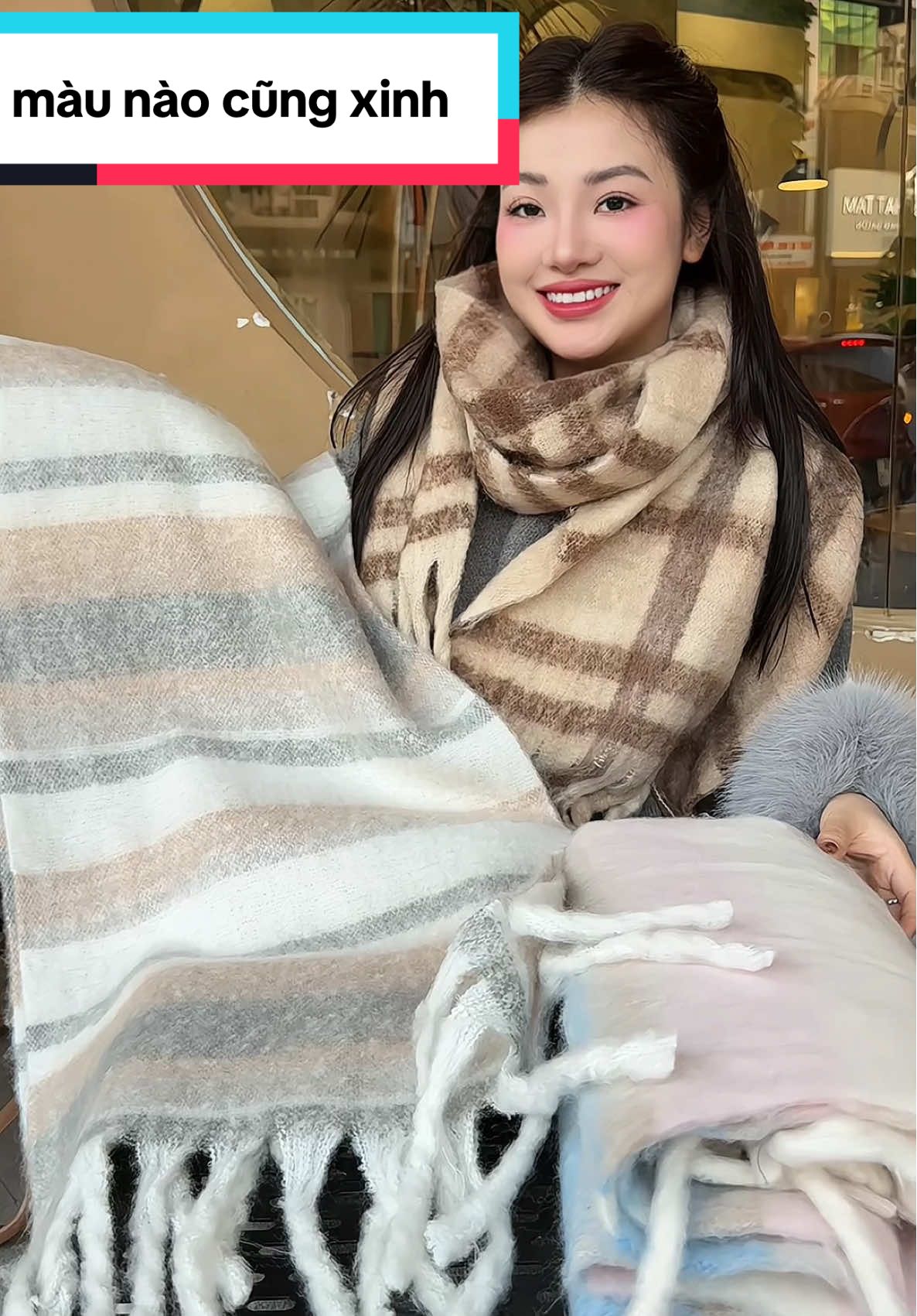 Khăn to dày lại rẻ #thoitrangnu #phukienthoitrang 