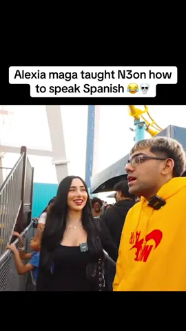 Alexia maga taught N3on how to speak Spanish 😂💀 #n3on #alexiamaga 