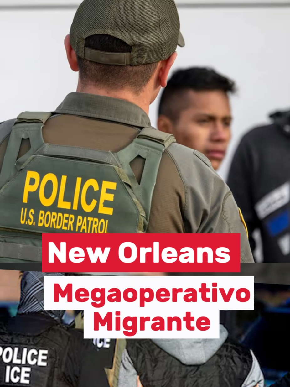 New Orleans operativos proximamente. Segun anuncia Gregory Bovino, New Orleans será epicentro de redadas. #unitedstates #trump #neworleans 
