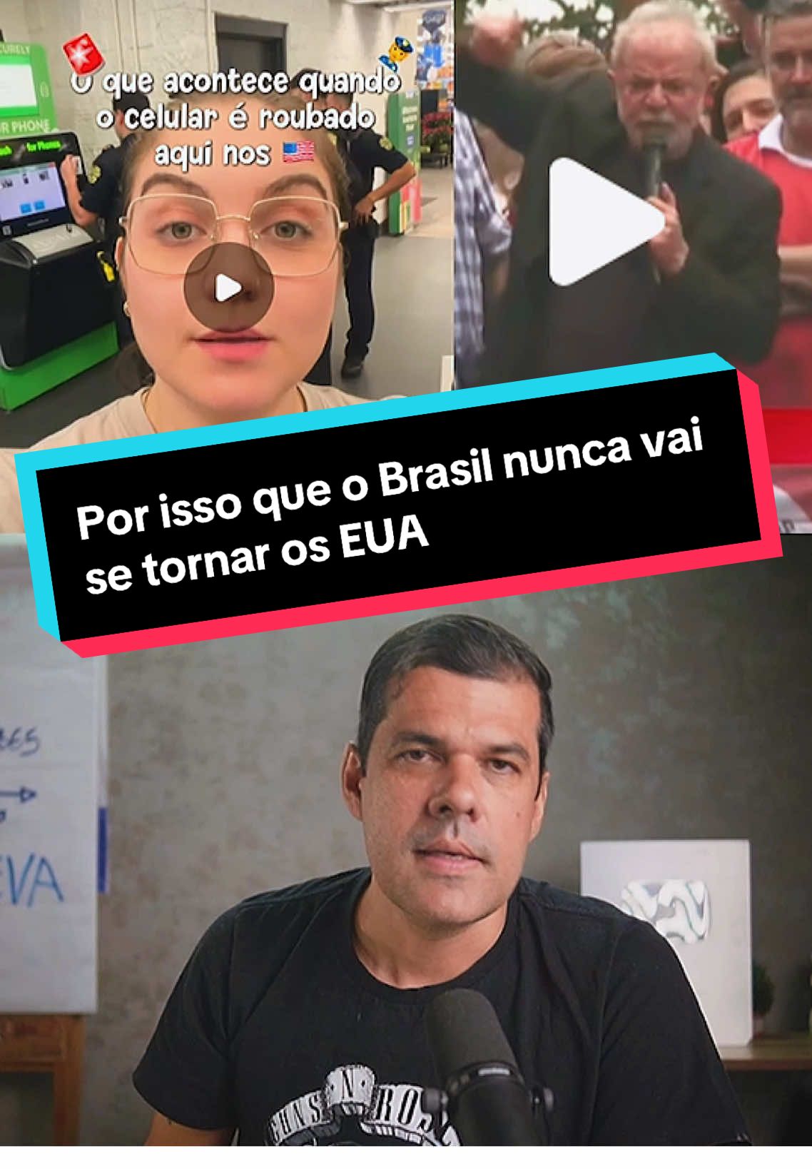 Por isso que o 🇧🇷 nunca cai ser 🇺🇸  #brasil #lula #bolsonaro #eua 