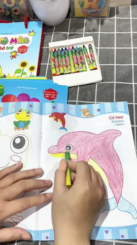 Sách tô màu nhà trẻ cho bé #tomaunhatre #sachtomau #betapto #tomau #sachchobe 