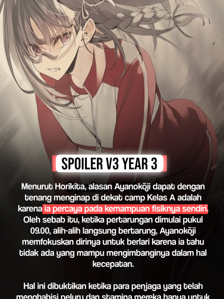 Horikita nostalgia waktu dulu Ayano sama manabu lomba lari bareng #classroomoftheelite #anime #ayanokouji #animeedit #ayanokoujikiyotaka #fy #horikitasuzune #youkosojitsuryokushijou #classroomoftheelitev3y3 #classroomoftheeliteseason4 #lightnovel 