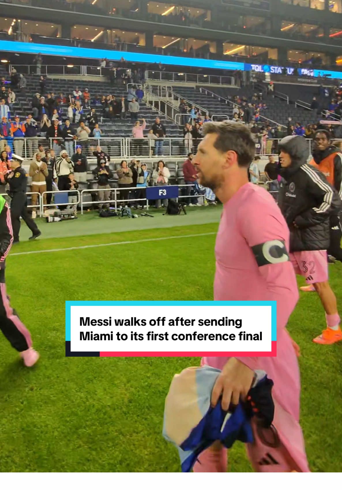 Another historical performance from Messi with a goal and 3 assists in the @AudiUSA #MLSCupPlayoffs 🔥 #MLS #Soccer #messi #intermiami 