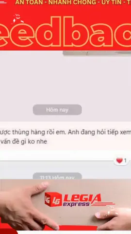 ✈️ Gửi hàng quốc tế, chọn 𝐋𝐄̂ 𝐆𝐈𝐀 𝐄𝐗𝐏𝐑𝐄𝐒𝐒, trọn an tâm! ✨ Tuần mới vừa chạm ngõ, 𝐋𝐄̂ 𝐆𝐈𝐀 𝐄𝐗𝐏𝐑𝐄𝐒𝐒 đã nhận được thật nhiều lời nhắn gửi yêu thương từ khách hàng – những dòng feedback khẳng định sự uy tín, như tiếp thêm “năng lượng mới” cho cả đội ngũ. 🎥 Và đây là một trong nhiều hình ảnh kiện hàng của khách gửi về đã giao thành công do 𝐋𝐄̂ 𝐆𝐈𝐀 𝐄𝐗𝐏𝐑𝐄𝐒𝐒 vận chuyển 💯 📦 Hàng hóa được mở ra nguyên trạng, không hư hỏng, không móp méo. Chính là do đội ngũ đóng gói - vận chuyển của chúng tôi đặt mình vào vị trí của người nhận, để tạo nên niềm vui trọn vẹn từ bên trong mỗi kiện hàng. 💡 Với mỗi phản hồi, 𝐋𝐄̂ 𝐆𝐈𝐀 𝐄𝐗𝐏𝐑𝐄𝐒𝐒 không chỉ hạnh phúc “khoe” cùng mọi người, mà quan trọng hơn – đó là lời khẳng định mạnh mẽ về chất lượng dịch vụ. Đó cũng chính là cách chúng tôi gìn giữ niềm tin của khách cũ và mở rộng sự tin tưởng từ khách mới. ✈️ UY TÍN LÀM NÊN THƯƠNG HIỆU 𝐋𝐄̂ 𝐆𝐈𝐀 𝐄𝐗𝐏𝐑𝐄𝐒𝐒 📦 👉 Gửi hàng - Gọi ngay 𝐋𝐄̂ 𝐆𝐈𝐀 𝐄𝐗𝐏𝐑𝐄𝐒𝐒!  ➖➖➖➖➖➖➖➖➖➖➖➖ ✅ 𝐂𝐇𝐔𝐘𝐄̂̉𝐍 𝐏𝐇𝐀́𝐓 𝐍𝐇𝐀𝐍𝐇 𝐐𝐔𝐎̂́𝐂 𝐓𝐄̂́ 𝐋𝐄̂ 𝐆𝐈𝐀 𝐄𝐗𝐏𝐑𝐄𝐒𝐒 (𝐀𝐧 𝐭𝐨𝐚̀𝐧 - 𝐍𝐡𝐚𝐧𝐡 𝐜𝐡𝐨́𝐧𝐠 - 𝐔𝐲 𝐭𝐢́𝐧 - 𝐓𝐢𝐞̂́𝐭 𝐤𝐢𝐞̣̂𝐦- 𝐓𝐚̣̂𝐧 𝐓𝐚̂𝐦) ☎️ 𝐇𝐨𝐭𝐥𝐢𝐧𝐞/𝐕𝐢𝐛𝐞𝐫/𝐙𝐚𝐥𝐨: 0903824186 📬 Website: https://legiaexpress.com #legiaexpress #chuyenphatnhanhquoctelegia #chuyenphatnhanh #guihangdimygiare #guihangchauau #guihangdimy #guihangdicanada #guihangdiuc #guihangdinuocngoai #guihanggiare #guihangantoan #guihangdiusa #dhl #ups #fedex #ems #vnpost #phiguihangdimy #guihangdonglanhdimy #guihangdonglanhdicanada #guihangdimytaitphcm #guithuocladimy #guiyendimy #guibanhpiadimy #guiyendichauau #guiyenbaohiemdenbu100 #✈️ Gửi hàng quốc tế, chọn 𝐋𝐄̂ 𝐆𝐈𝐀 𝐄𝐗𝐏𝐑𝐄𝐒𝐒, trọn an tâm! ✨ Tuần mới vừa chạm ngõ, 𝐋𝐄̂ 𝐆𝐈𝐀 𝐄𝐗𝐏𝐑𝐄𝐒𝐒 đã nhận được thật nhiều lời nhắn gửi yêu thương từ khách hàng – những dòng feedback khẳng định sự uy tín, như tiếp thêm “năng lượng mới” cho cả đội ngũ. 🎥 Và đây là một trong nhiều hình ảnh kiện hàng của khách gửi về đã giao thành công do 𝐋𝐄̂ 𝐆𝐈𝐀 𝐄𝐗𝐏𝐑𝐄𝐒𝐒 vận chuyển 💯 📦 Hàng hóa được mở ra nguyên trạng, không hư hỏng, không móp méo. Chính là do đội ngũ đóng gói - vận chuyển của chúng tôi đặt mình vào vị trí của người nhận, để tạo nên niềm vui trọn vẹn từ bên trong mỗi kiện hàng. 💡 Với mỗi phản hồi, 𝐋𝐄̂ 𝐆𝐈𝐀 𝐄𝐗𝐏𝐑𝐄𝐒𝐒 không chỉ hạnh phúc “khoe” cùng mọi người, mà quan trọng hơn – đó là lời khẳng định mạnh mẽ về chất lượng dịch vụ. Đó cũng chính là cách chúng tôi gìn giữ niềm tin của khách cũ và mở rộng sự tin tưởng từ khách mới. ✈️ UY TÍN LÀM NÊN THƯƠNG HIỆU 𝐋𝐄̂ 𝐆𝐈𝐀 𝐄𝐗𝐏𝐑𝐄𝐒𝐒 📦 👉 Gửi hàng - Gọi ngay 𝐋𝐄̂ 𝐆𝐈𝐀 𝐄𝐗𝐏𝐑𝐄𝐒𝐒!  ➖➖➖➖➖➖➖➖➖➖➖➖ ✅ 𝐂𝐇𝐔𝐘𝐄̂̉𝐍 𝐏𝐇𝐀́𝐓 𝐍𝐇𝐀𝐍𝐇 𝐐𝐔𝐎̂́𝐂 𝐓𝐄̂́ 𝐋𝐄̂ 𝐆𝐈𝐀 𝐄𝐗𝐏𝐑𝐄𝐒𝐒 (𝐀𝐧 𝐭𝐨𝐚̀𝐧 - 𝐍𝐡𝐚𝐧𝐡 𝐜𝐡𝐨́𝐧𝐠 - 𝐔𝐲 𝐭𝐢́𝐧 - 𝐓𝐢𝐞̂́𝐭 𝐤𝐢𝐞̣̂𝐦- 𝐓𝐚̣̂𝐧 𝐓𝐚̂𝐦) ☎️ 𝐇𝐨𝐭𝐥𝐢𝐧𝐞/𝐕𝐢𝐛𝐞𝐫/𝐙𝐚𝐥𝐨: 0903824186 📬 Website: https://legiaexpress.com #legiaexpress #chuyenphatnhanhquoctelegia #chuyenphatnhanh #guihangdimygiare #guihangchauau #guihangdimy #guihangdicanada #guihangdiuc #guihangdinuocngoai #guihanggiare #guihangantoan #guihangdiusa #dhl #ups #fedex #ems #vnpost #phiguihangdimy #guihangdonglanhdimy #guihangdonglanhdicanada #guihangdimytaitphcm #guithuocladimy #guiyendimy #guibanhpiadimy #guiyendichauau #guiyenbaohiemdenbu100 #guihangbangduongbien #doortodoor #doortodoor