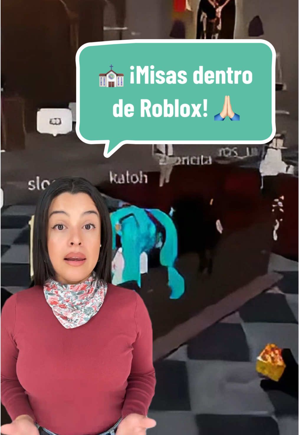 ⛪️ ¡Misas dentro de Roblox! 🙏🏻 Un movimiento que está revolucionando la religión católica. #eltopo #roblox #misa
