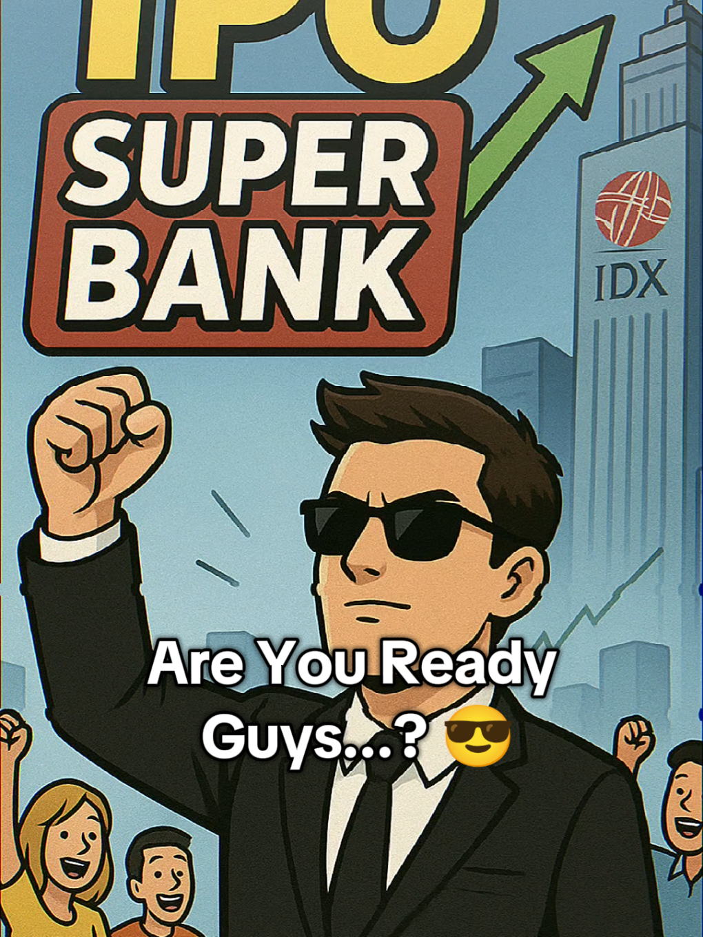 Kita pastikan All in kali ini🤑🤑 #iposaham #superbank #cdia #ihsg 