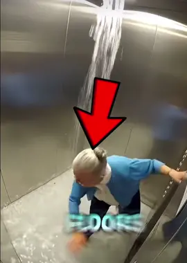 Part two to escape from elevator with water,💦 #NewYork #USA
