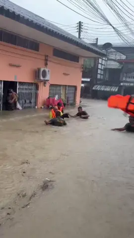 #น้ำท้วมหาดใหญ่ปี68 #กองรักษาความปลอดภัยฐานทัพเรือสงขลา #นาวิกโยธินกองทัพเรือ 