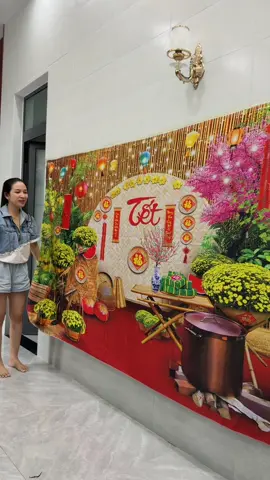 Tranh Tết treo tường decor