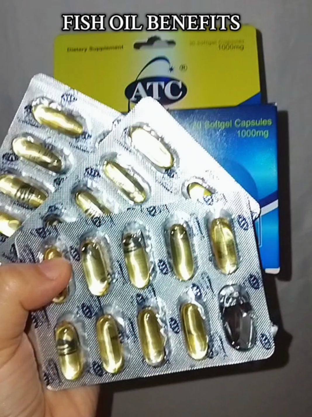 Fish oil is important to our health. #fyp #fishoil  #misisjenna 