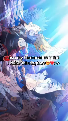 My Hero Academia Ringtone 📞 DOWNLOAD IN BIO 🔗📲✨ Edit by @tzukyo 