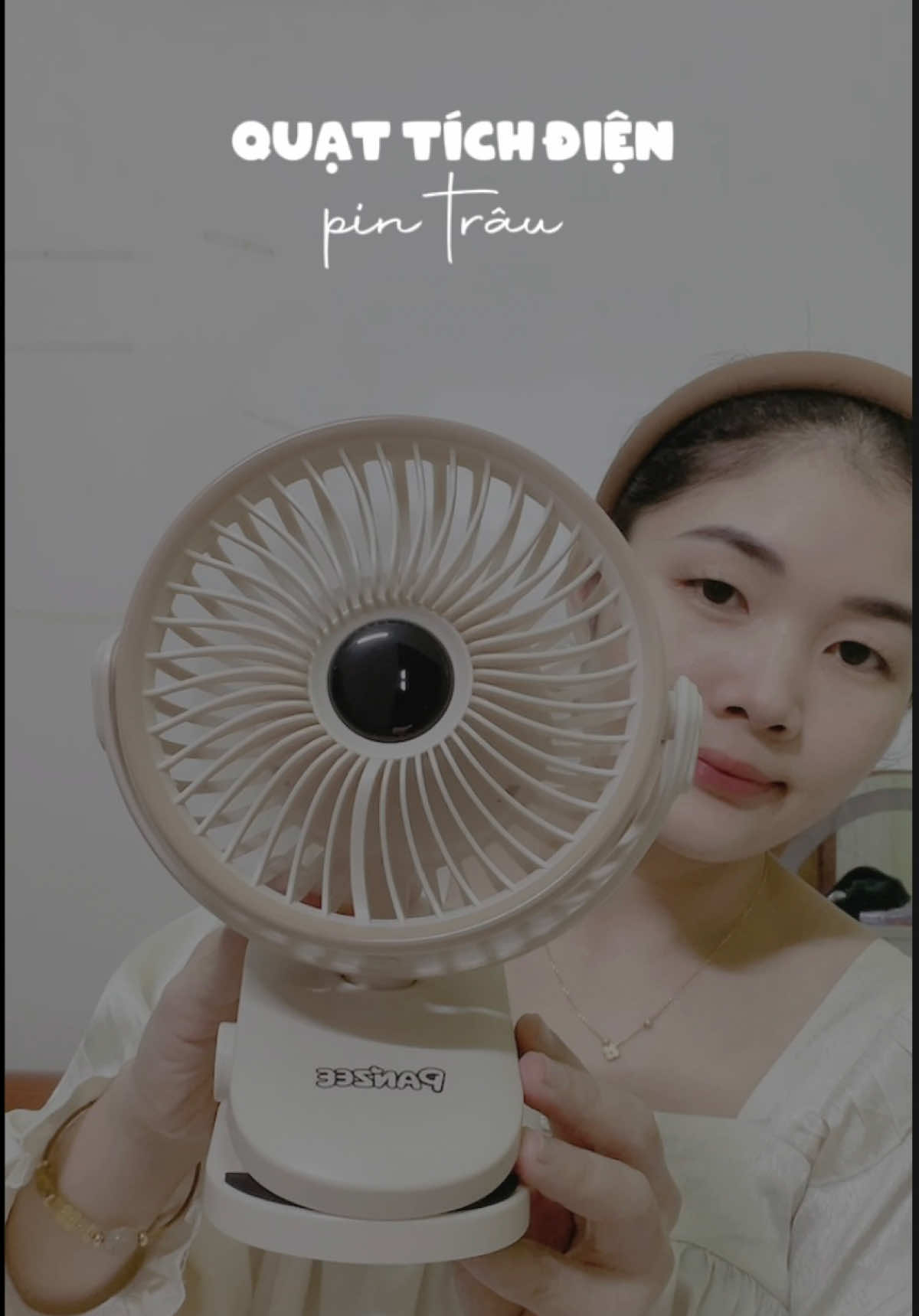 quạt tích điện “ pin trâu “ dùng được quanh năm #quattichdien #bbshine #xuhuong 