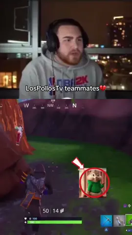 Bro has played with the strangest people 💀#lospollostv #fyp #foryoupage #lospollos #fortnite 